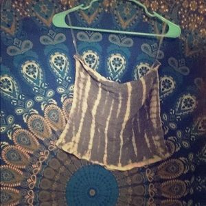 ✨Blue and white tube top.